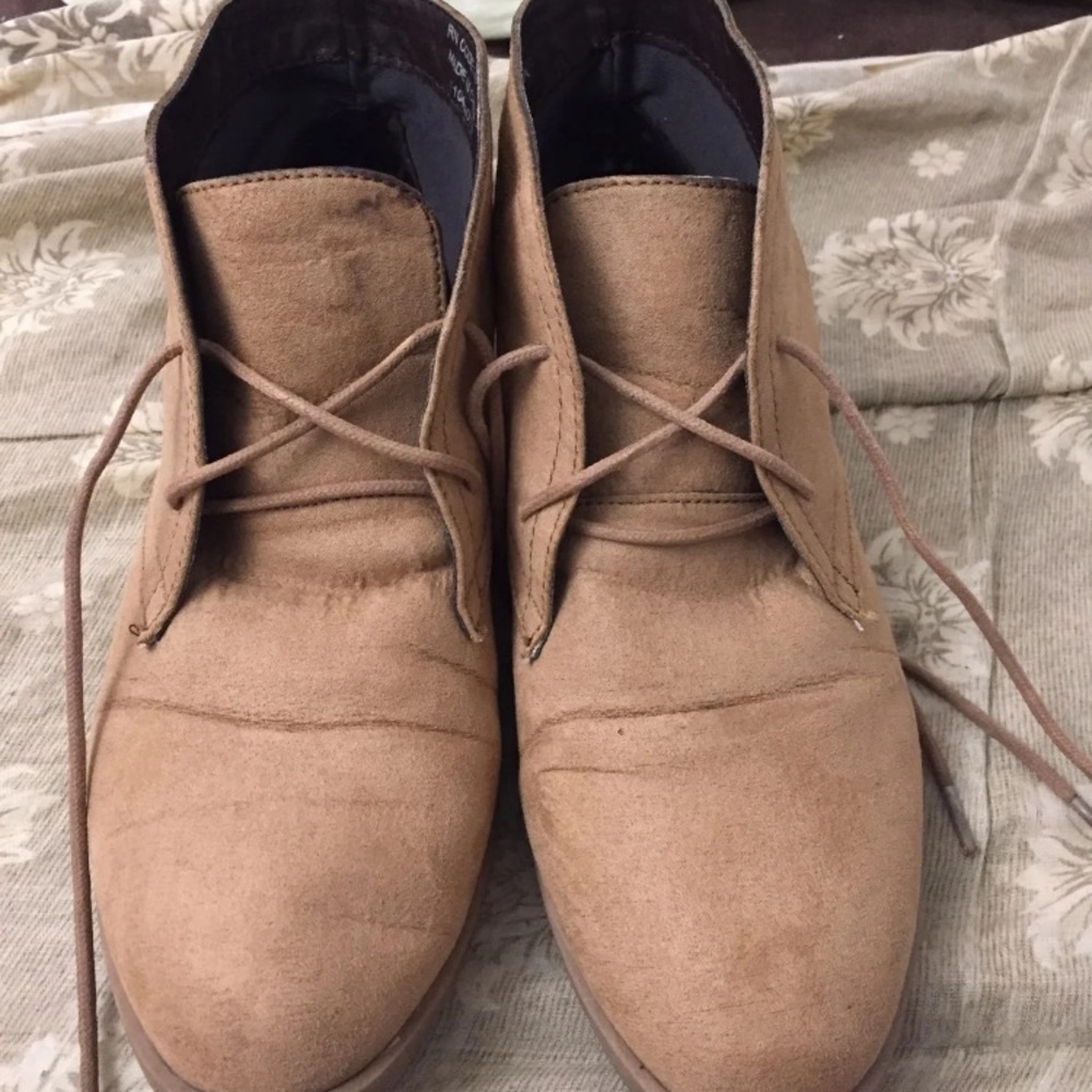 Primary brown booties with heels